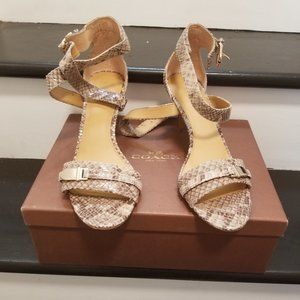 COACH STRAP SANDALS